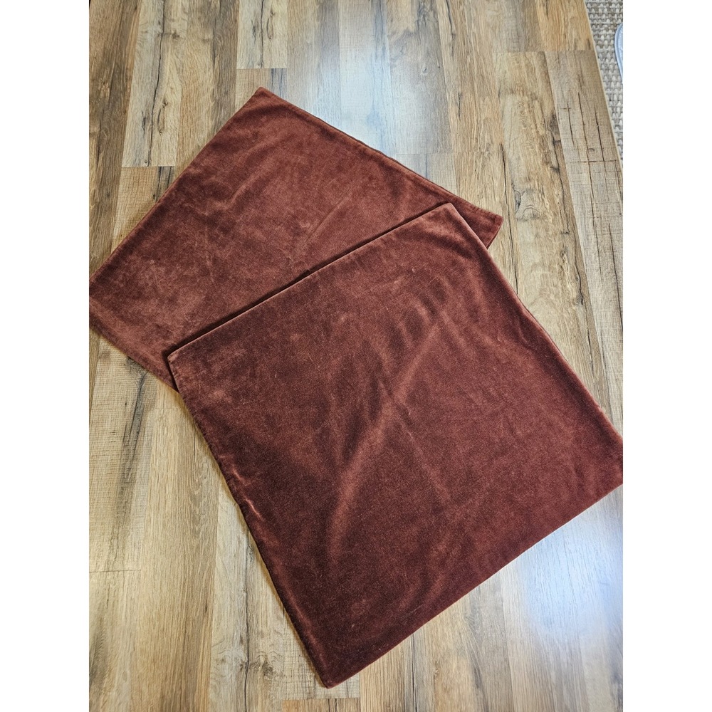 Lulu And Georgia Charlotte Velvet Pillow Covers 20x20 Sangria